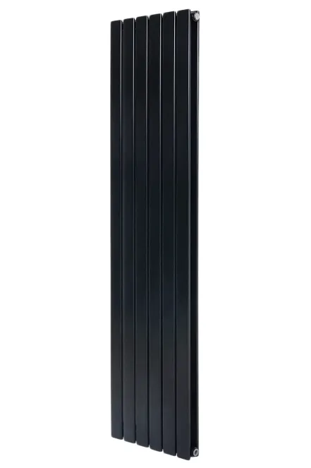 Вертикальный дизайнерский радиатор отопления ARTTIDESIGN Livorno II 6/1400/408/50 черный матовый 